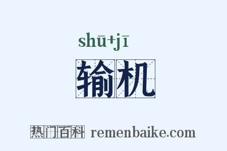 输机是什么意思的图片